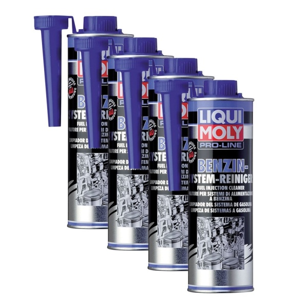 Set 4 Buc Liqui Moly Pro-Line Aditiv Curatat Injectoare Benzina 500ML 5153